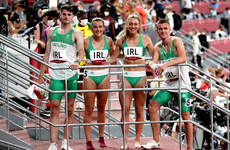 Irish 4x400m mixed relay team finish eighth in Olympic final
