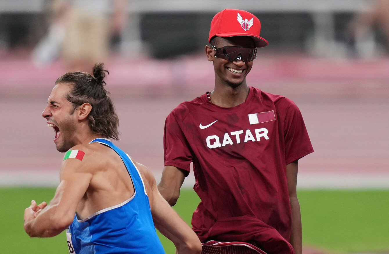 Barshim and Tamberi share Olympic gold in men's high jump ...