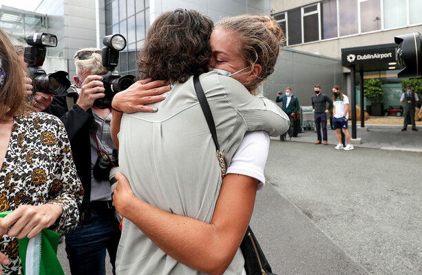 In pics: Emotional scenes as Ireland's Olympic rowing heroes return home