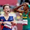 Warholm storms to world record in hurdles epic, Mihambo takes long jump gold