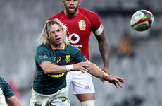 Big blows for Springboks as De Klerk and Du Toit ruled out of Lions decider