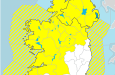 Thunderstorm and rain warning issued for 23 counties