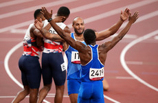 Italy win first ever Olympic men's 4x100 metres relay title
