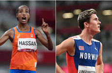 Hassan wins third medal of Games with gold in 10,000m, Jakob Ingebrigtsen dazzles in 1500m final
