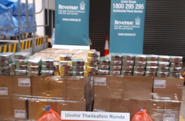 700,000 euros of smuggled tobacco was detected in a shipment marked « potato »