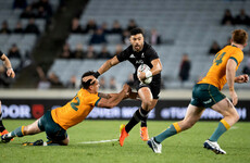 All Blacks keep Bledisloe Cup with record victory over Wallabies