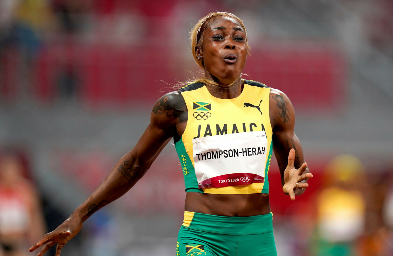 Elaine Thompson-Herah narrowly misses out on breaking 33-year-old 100m ...