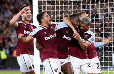 Antonio bags brace as West Ham crush 10-man Leicester to extend perfect start