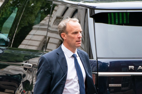 Dominic Raab has dismissed reports of him paddleboarding on holiday while Kabul fell as ‘nonsense’.