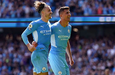 Manchester City hit five past sorry Arsenal as Granit Xhaka sees red