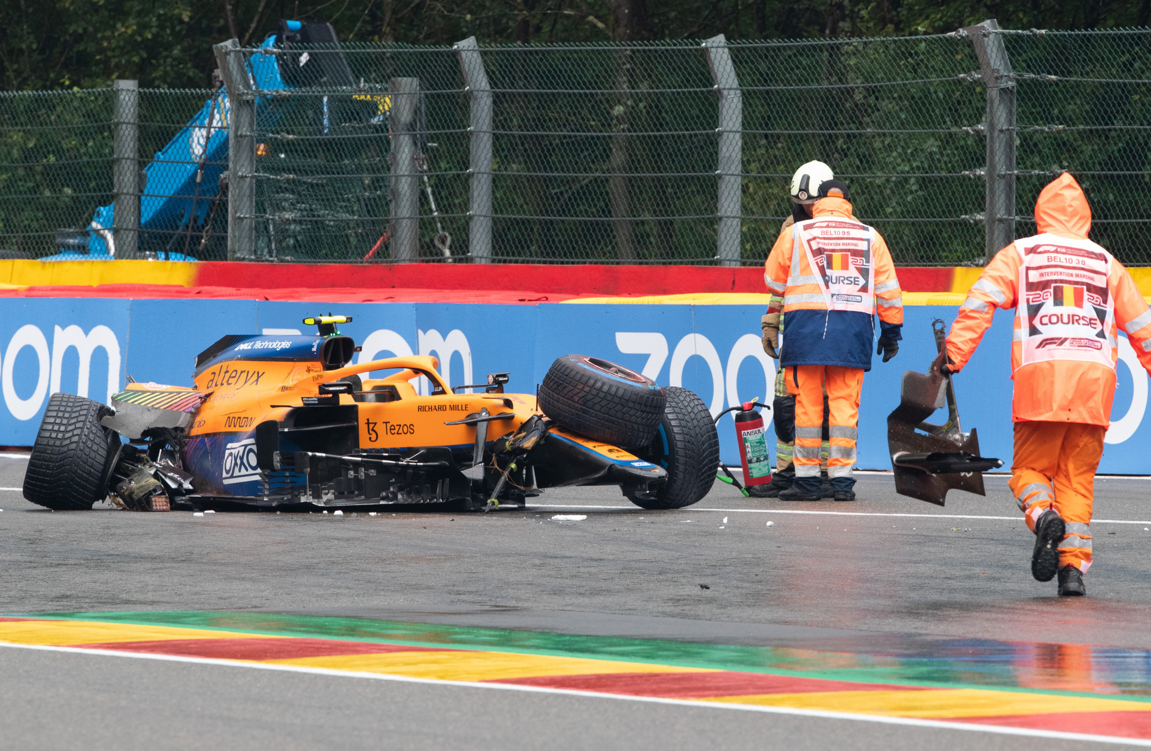 Norris Escapes Terrifying 185mph Crash As Verstappen Secures Belgian GP ...