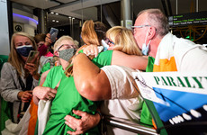 In pics: Emotional scenes as Ireland's Paralympic heroes return home
