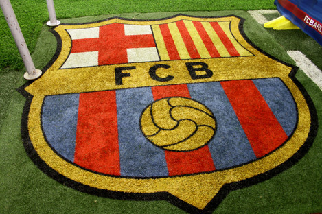 The Barcelona club crest (file pic).