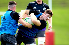O'Donoghue captains Munster as five academy players make squad for Exeter friendly