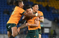 Quade Cooper the last-gasp hero as Australia topple the world champions