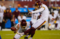 Dustin Hopkins seals thrilling Washington victory with second-chance field goal