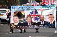 Anti-protocol demonstration staged in loyalist area of Belfast