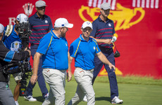 McIlroy and Lowry to lead Ryder Cup singles salvage effort for Europe