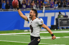 Tucker's monster kick makes history as Ravens down Lions