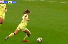 Watch: Katie McCabe scores stunning 40-yard lob for table toppers Arsenal