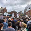 Protest in Dublin over planned developments at Cobblestone pub and Merchant's Arch