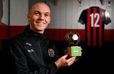 Bohemians striker Georgie Kelly lands second player of the month award this season