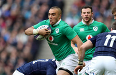 Zebo back in Ireland squad as uncapped Frawley and Sheehan called up