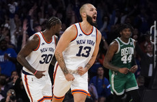 Evan Fournier stars on debut for New York Knicks as side secure double OT win