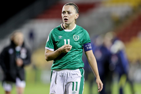 Republic of Ireland captain Katie McCabe.