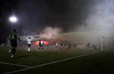 Dundalk threaten lifetime bans for fans with flares and pyrotechnics at matches
