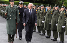German president welcomed to Ireland for three-day visit