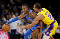 Thunder come from 26 points down to stun Lakers