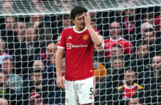 Defiant Maguire says players 'let down' Solskjaer in Liverpool humiliation