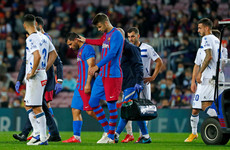 Sergio Aguero taken to hospital for tests after feeling chest discomfort in Barcelona draw