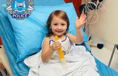 Police release footage of rescue of four-year-old girl missing for 18 days in Australia