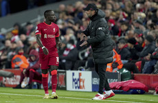 Mane in control of 'emotions' as Klopp admits he 'hated' substituting star
