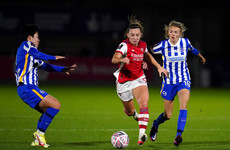 Ireland captain and Arsenal star McCabe named WSL Player of the Month for October