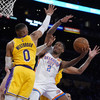Thunder rally from 19 points down to edge out Lakers as Miami Heat suffer big defeat