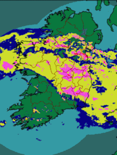 Pics: Here's how the rain gradually crept across Ireland today