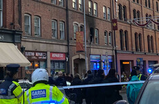 Fire fighters treat seven people for smoke inhalation in Dublin city centre blaze