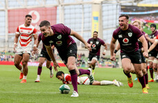 'We'd love to do it all the time' - Sexton on Ireland's exciting attack against Japan