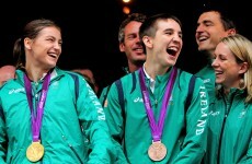In pictures: Crowds turn out to welcome Irish Olympic heroes despite weather