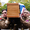 Military funeral for former British Soldier Dennis Hutchings takes place in Plymouth
