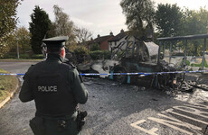 Four men arrested in relation to hijacking and burning of bus in Co Down