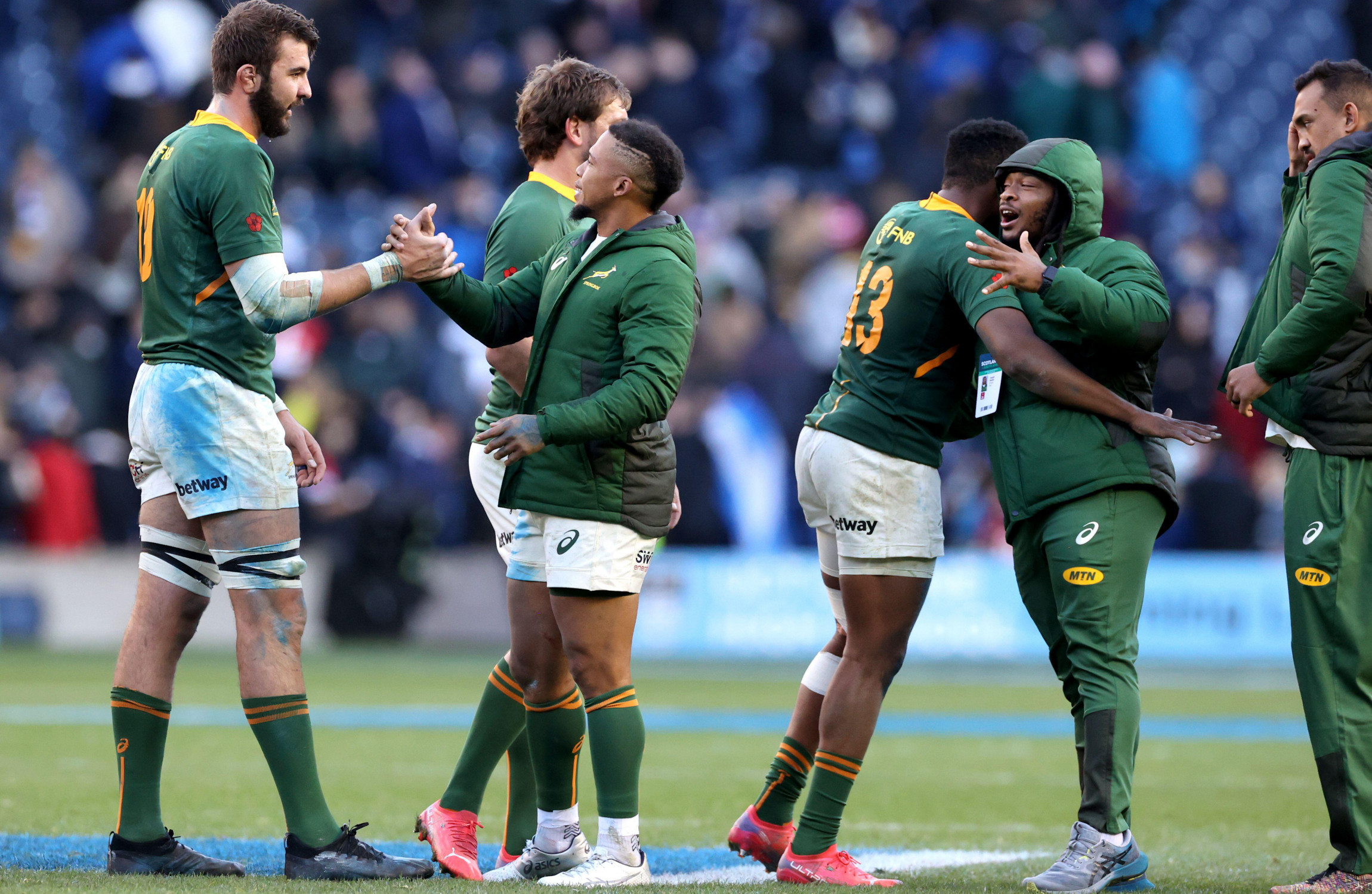 Mapimpi At The Double As Springboks Down Scotland · The 42