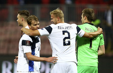 Victory for 10-man Finland in World Cup qualifier keeps pressure on group leaders France