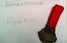 A 10-year-old boy sent his medal to the Canadian Olympians who lost theirs through disqualification