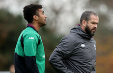 'I love the way that he's unorthodox in his play' - Farrell backs Baloucoune