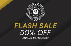 It’s your last chance to enjoy 50% off The42 membership in our flash sale