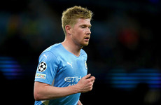 De Bruyne ruled out Man City's next two games following Covid positive